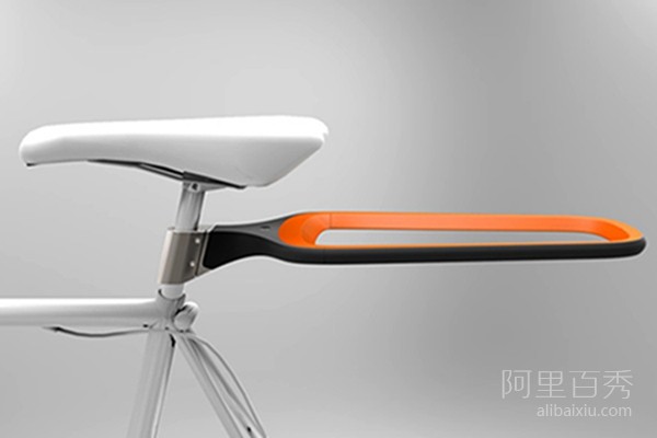 可拆卸的自行车 后座可以变大锁 再也不用担心被偷啦(图1)